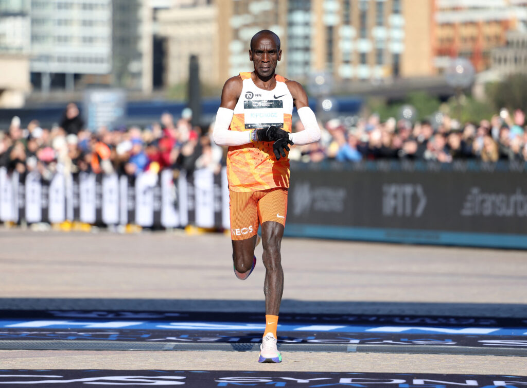 Eliud Kipchoge en el Maratón de Nueva York 2025