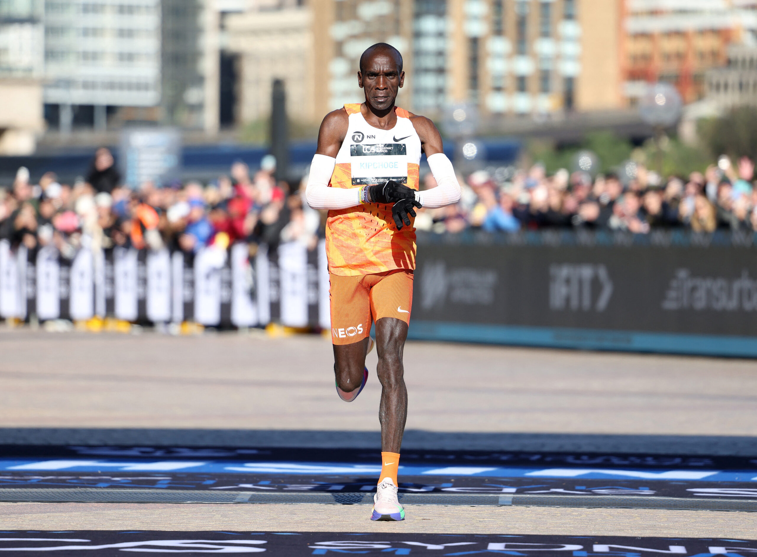 Eliud Kipchoge en el Maratón de Nueva York 2025